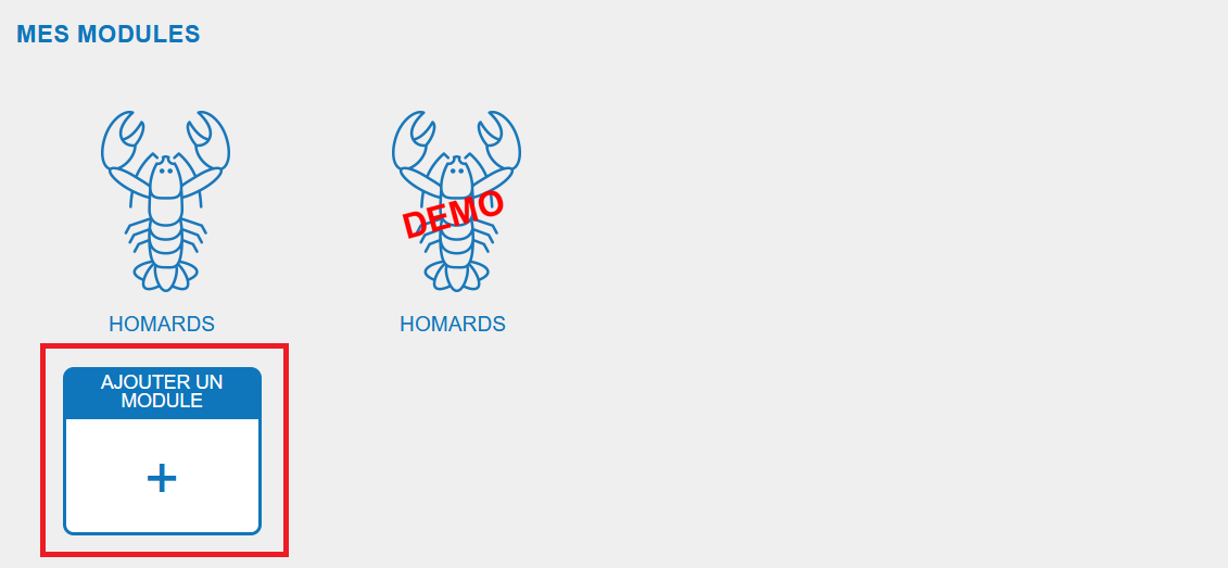 Ajouter un module