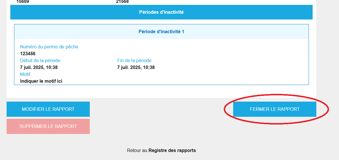 Options de révision